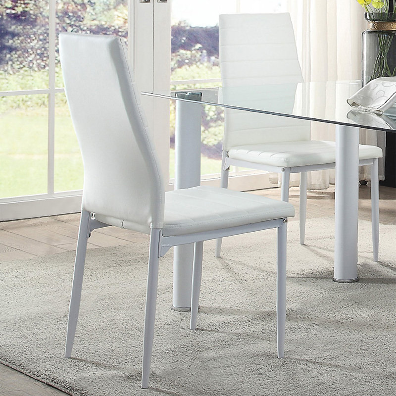Chaise d'appoint blanche