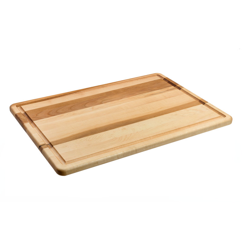 Canadian Maple Rectangular Wood Chopping Block, 12" x 18"