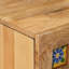  TV Cabinet With Drawer With Storage With Door Solid Mango Wood Modern