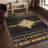 Tribes Black 2 ft. 7 in. x 7 ft. 3 in. Southwest Area Rug