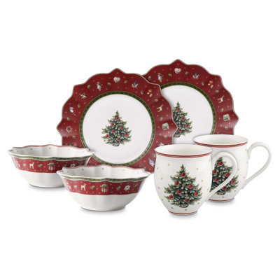 Toys Delight 6 Piece Dinnerware Set, Service for 2