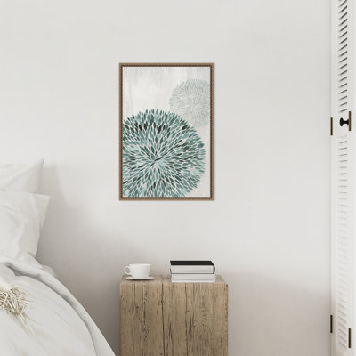 Leafy Whirl III by Avriel Framed Canvas Wall Art Print