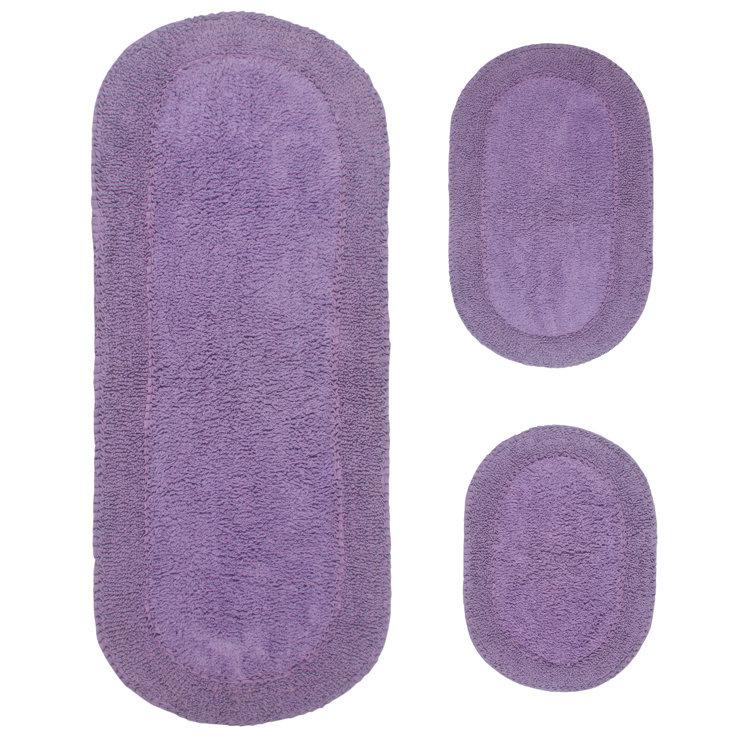 Dobrinka Bath Rug Red Barrel Studio Color: Purple, Size: 21 W x 34 L