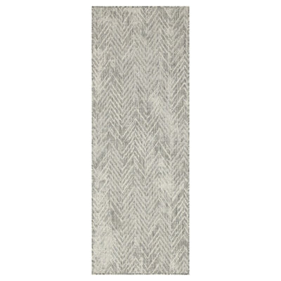 Sunshine GC_HAR2012 Silver 5 Ft. 3 In. X 7 Ft. 3 In. Indoor/Outdoor Area Rug