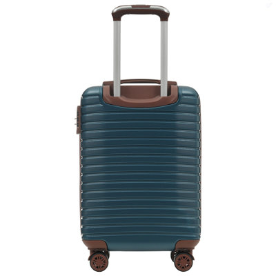 Luggage Sets 3 Piece Carry on Luggage 22x14x9 Airline Approved, Lightweight Hardshell ABS Suitcases with Wheels, 20 inch, Ink Blue