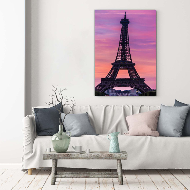 Eiffel Tower Paris - Wrapped Canvas Print
