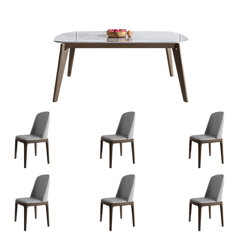 Table frittée sophistiquée en bois d'hévéa, H 29,52 po x L 62,99 po x l 35,43 po