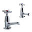 Clever Performa 2159 Cross Top Basin Tap Cold - Chrome-Plated Brass Bathroom Tap - Durable Compression Valve Fitting