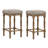 Upholstered Counter Stool with Solid Wood Frame-620813041-620813040
