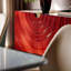Buffet Luxe Red Wave - Quand l'art rencontre la fonction