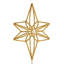 34'' Metal Plants & Flowers Tree Topper