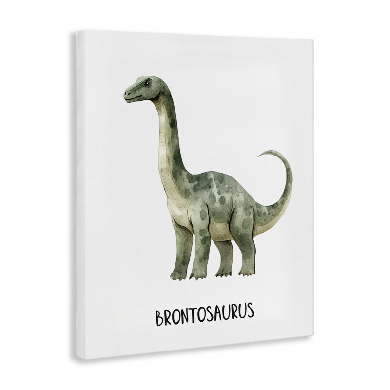 Faites connaissance avec la toile Brontosaurus, design par Christine Simpson Art, H 30 po x l 24 po