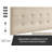 DeCoro Cambridge Upholstered Wooden Platform Bed Frame-877071289-877071268