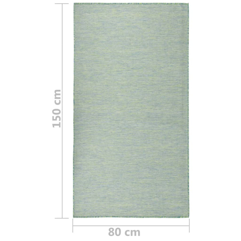 Weiner Hand Woven Indoor / Outdoor Area Rug, Rectangle 80 x 150cm