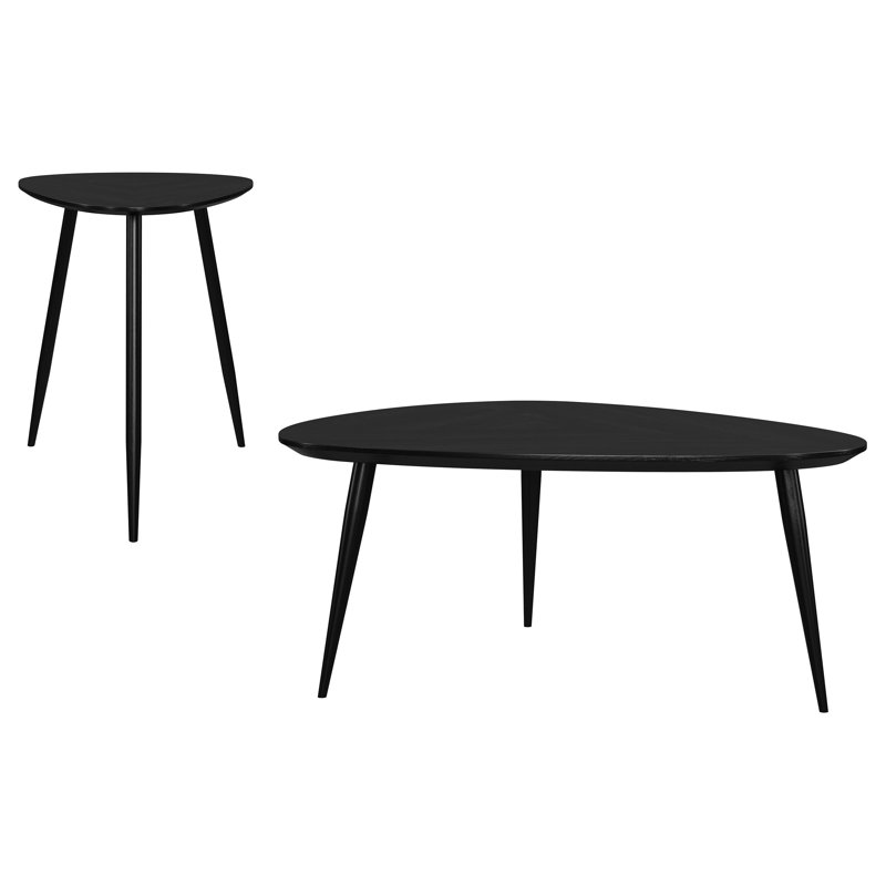 Ensemble de tables basses et de tables de bout 2 pièces Krohn, 2 pièces: table basse, table de bout