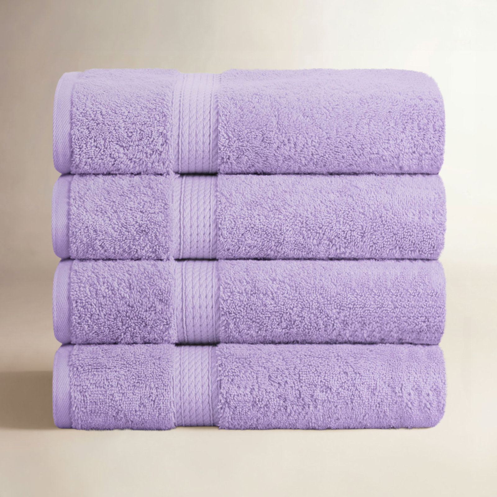 Egyptian Cotton Hand Towels, Purple