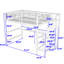 Kids Full Loft Bed-1224760735