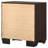 Copper Dark Cocoa 2-Drawer Rectangular Nightstand