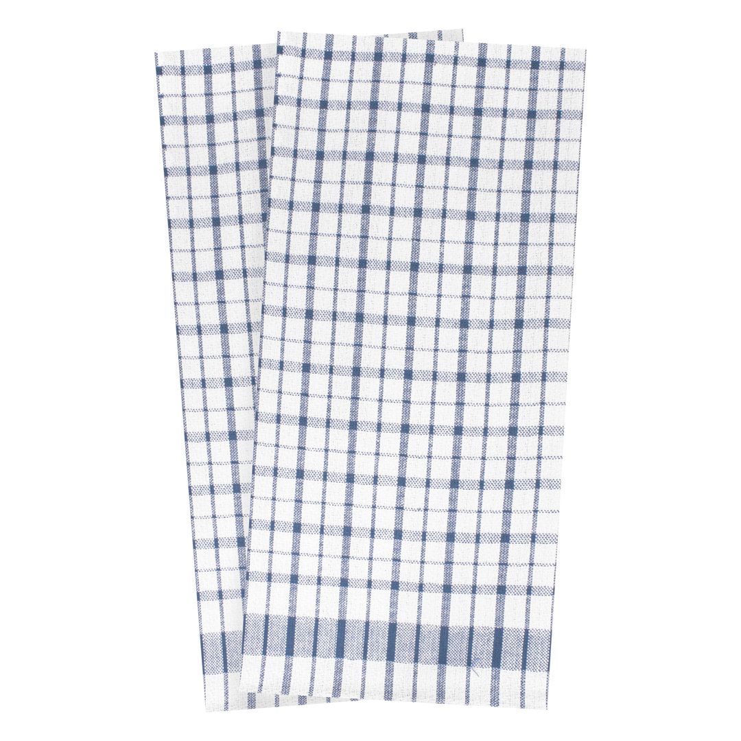 Cotton Plaid Jacquard Tea Towel Kitchen Towel (Set of 2) RITZ 