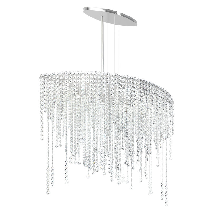 Chantant 8 - Light Chandelier, Heritage Handcut