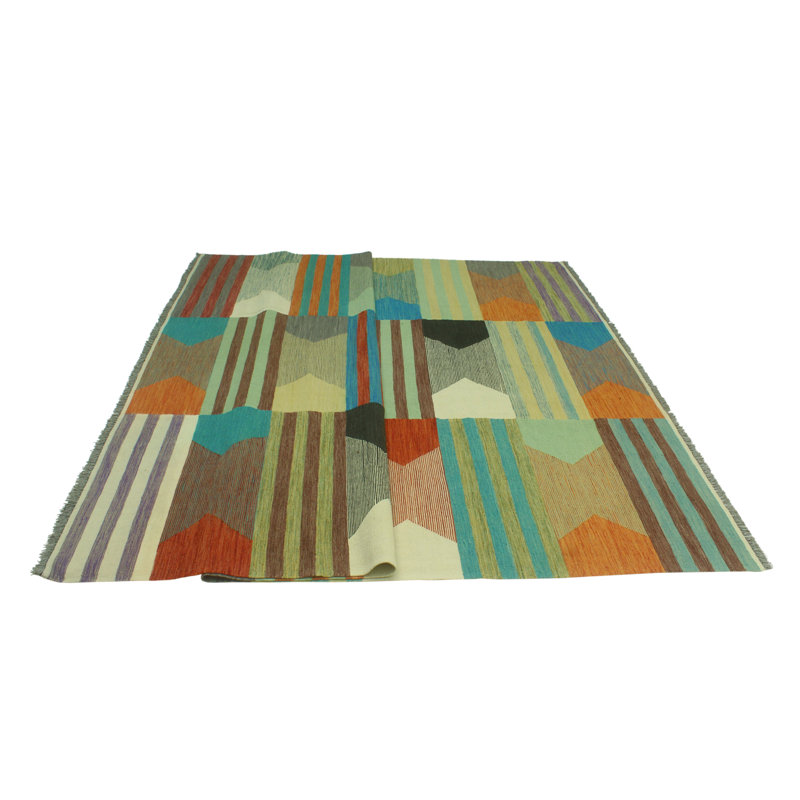 Tapis bleu Winchester Kilim Olaniyan