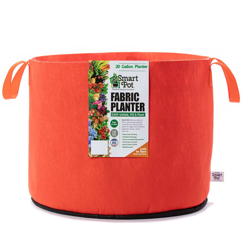 Pot Planter, 15.5 x 20 x 20, Orange