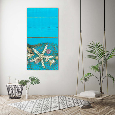 Shells And Starfish - Wrapped Canvas Print