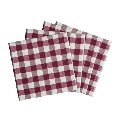 Gerede Polyester, Cotton Gingham Square Napkin