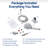 Filtered Shower Head With 8 Spray Modes, High Pressure Handheld Showerhead Filter For Hard Water Filtering Showerhead With Hose(n8hs702cp)