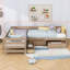 Lit plateforme simple avec trois tiroirs-1556960778