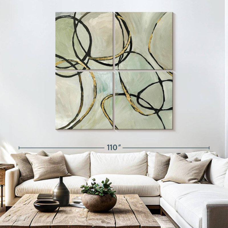 Infinity Rings, 74" H x 74" W
