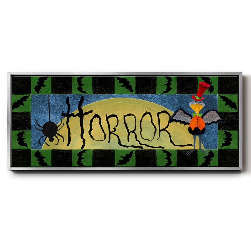 «Halloween Trick or Traiterers Collection D», toile encadrée, H 8 po x l 20 po