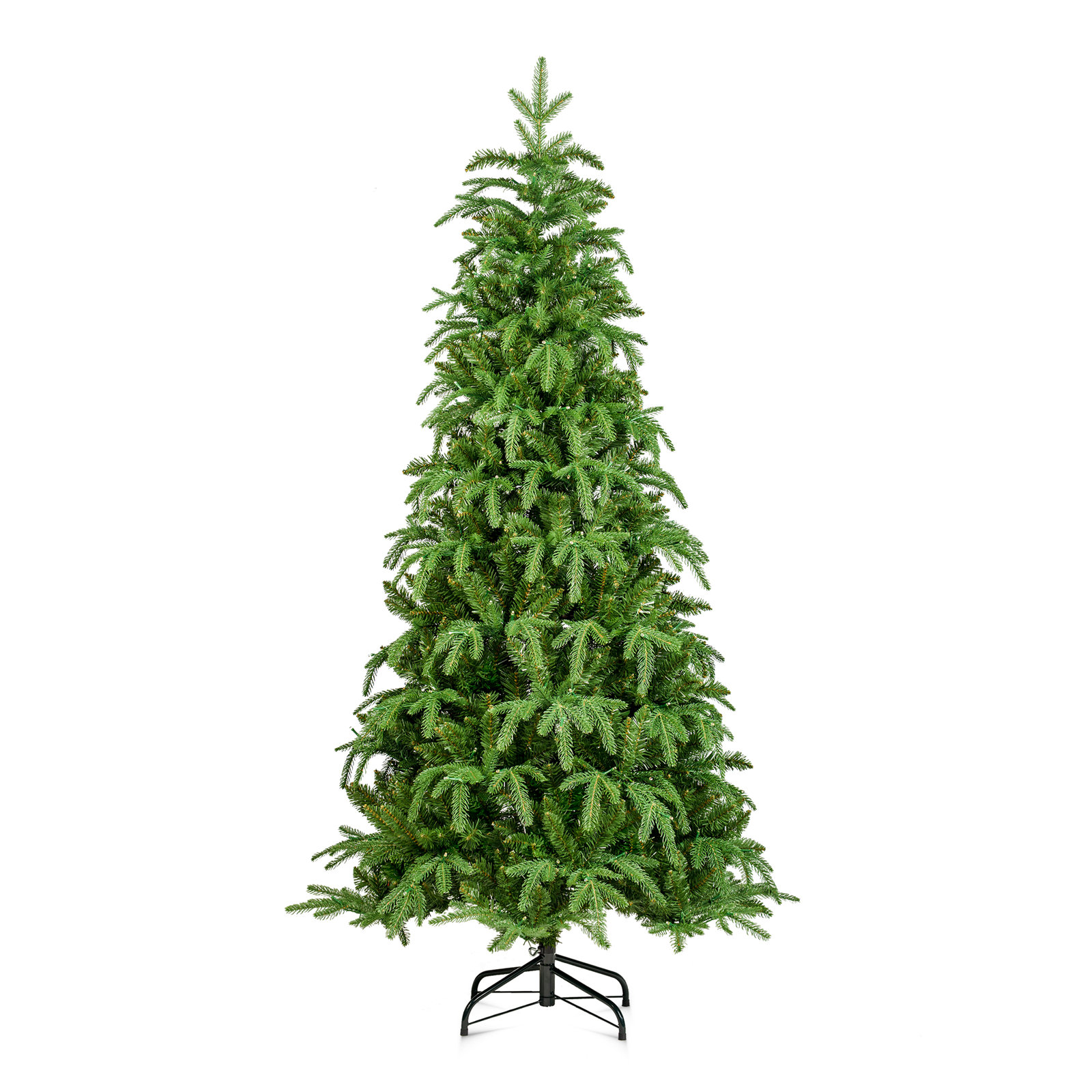 Aldred Pre-Lit Slim Fir Christmas Tree, 6'