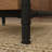 L-Shaped Desk, Brown Finish