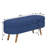 Ottoman Oval Storage Bench,Rubber Wood Legs,BLUE(43.5"X16"X16")-1571833160