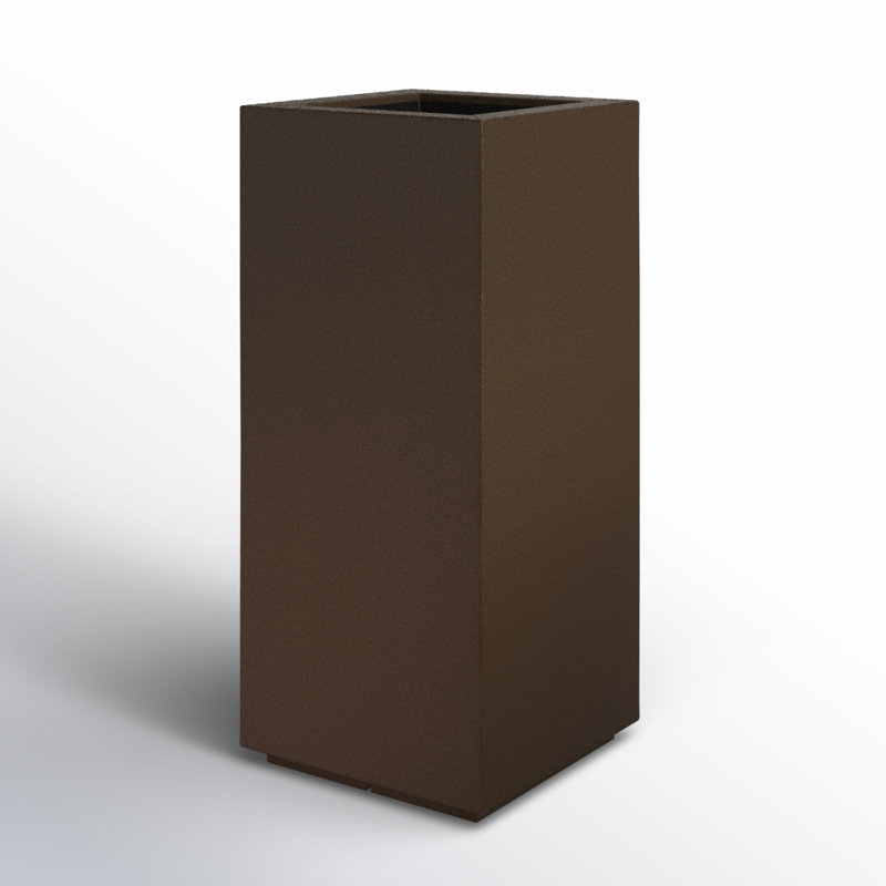 Kensington Tall Planter, Chocolate Brown