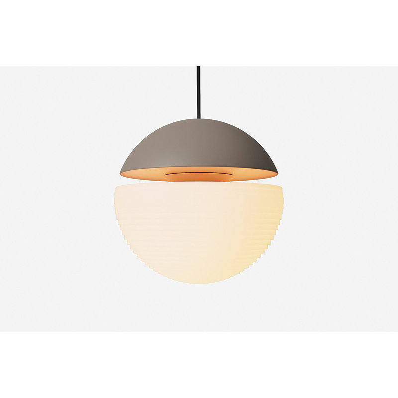 Cora Pendant Light, Smoke, Black