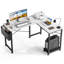 Bureau en L réversible de 50 po de large avec sac de rangement Hussan-1478660008-1490599671