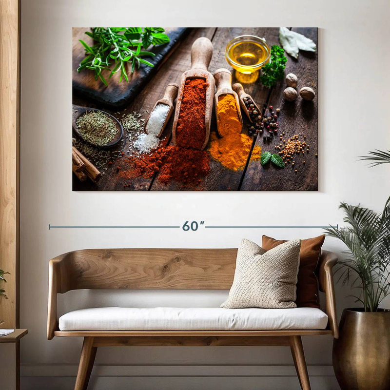 Yarlin Healthy Spices And Herbs, 34" H x 51" W