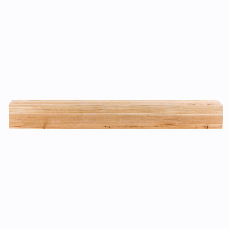 Weathered Beam Mantel Shelf, Maple, 72", 6.25"