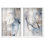 «Colorful Divides Set Shadowbox Print» par Art Remedy, cadre blanc, 10 x 15