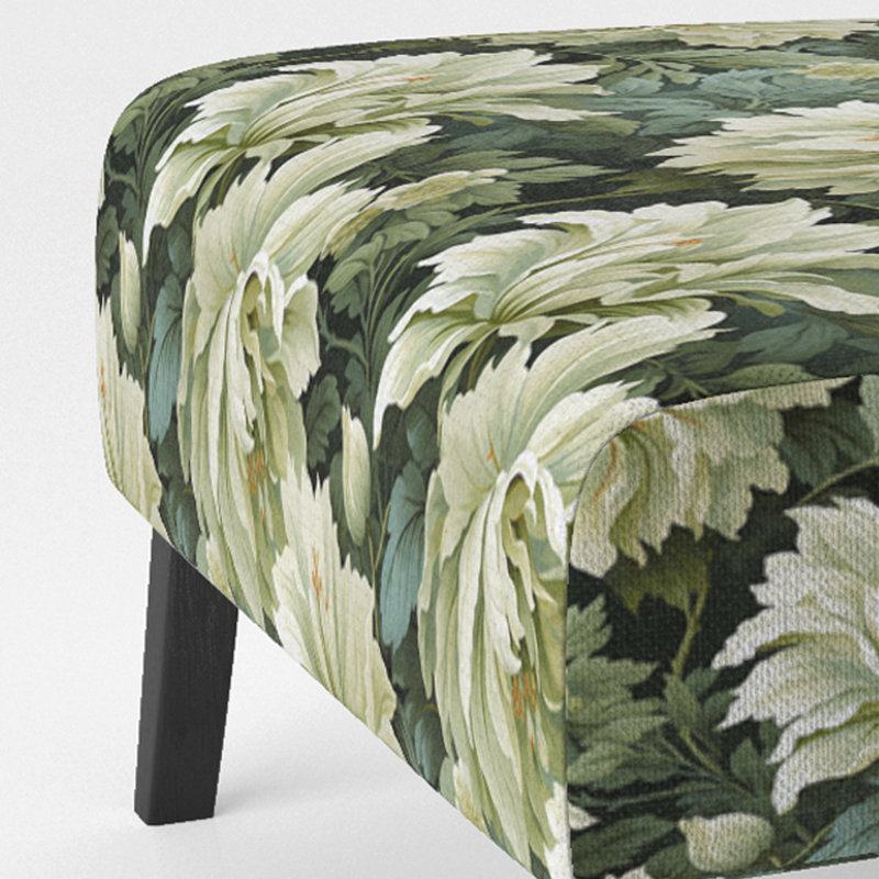 Fauteuil de chambre Green Damask Marigold Oasis