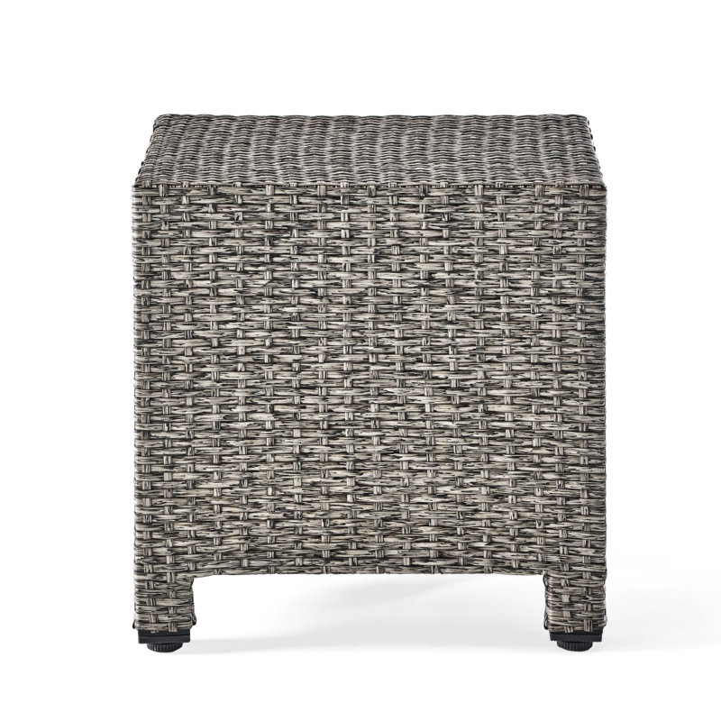 Table d'appoint - table cube Pe avec structure en fer, 18 po x 18 po x 18 po, facile à assembler - table d'appoint 18 po x 18 po x 18 po