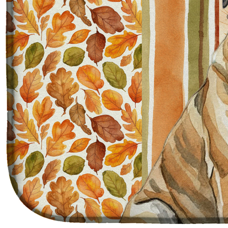 Tapis de séchage Brindle English Mastiff Heirloom, Brun