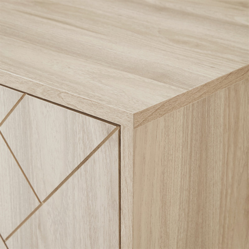 Meuble télé scandinave polyvalent avec un design élégant pour les grands écrans