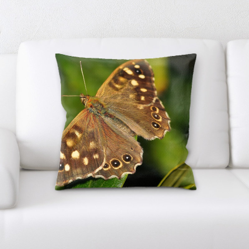 Housse et insert de coussin carré papillon