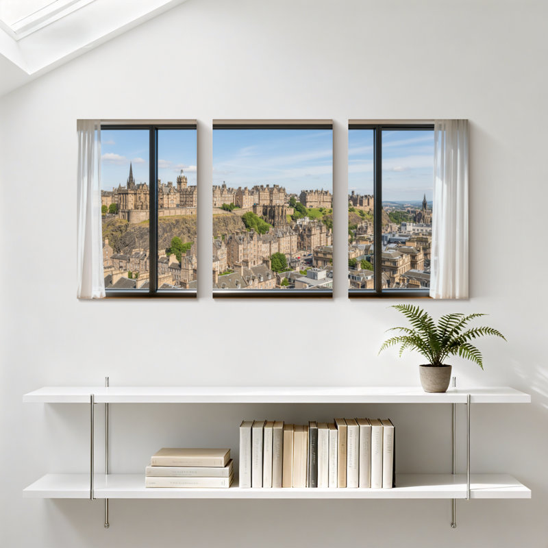 Ensemble de 3 impressions sur toile Scénic & Cityscapes, H 18 po x l 36 po