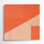 Minimalisme 98, art mural sur toile orange-1551915138