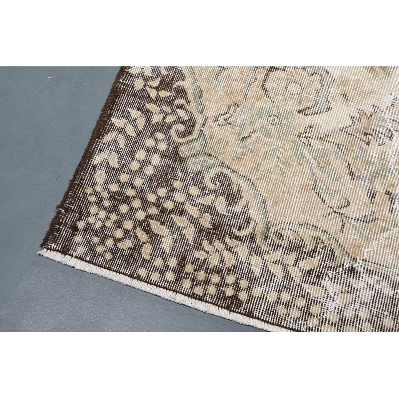 Handwoven Rug, Geometric Rug, Turkish Rugs, Salon Rugs, Beige Geometric Rugs, Vintage Rugs
