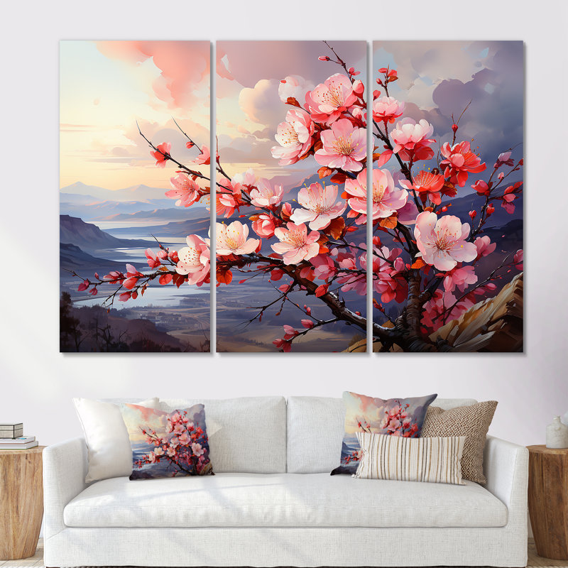 Ensemble d'art sur toile Norcross, Toile tendue, H 40 po x l 60 po x P 1 po